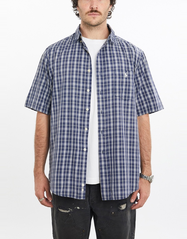 Vintage by The Real Deal - Pre Loved - Vintage 90s Polo Ralph Lauren Short Sleeve Button Up Shirt