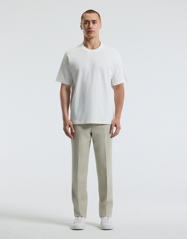 Calibre - Loose Fit Crepe T-shirt White