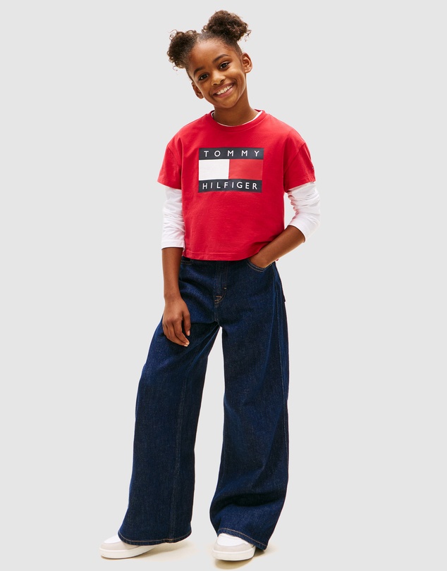 Tommy Hilfiger - Heritage Flag Relaxed T-Shirt - Kids