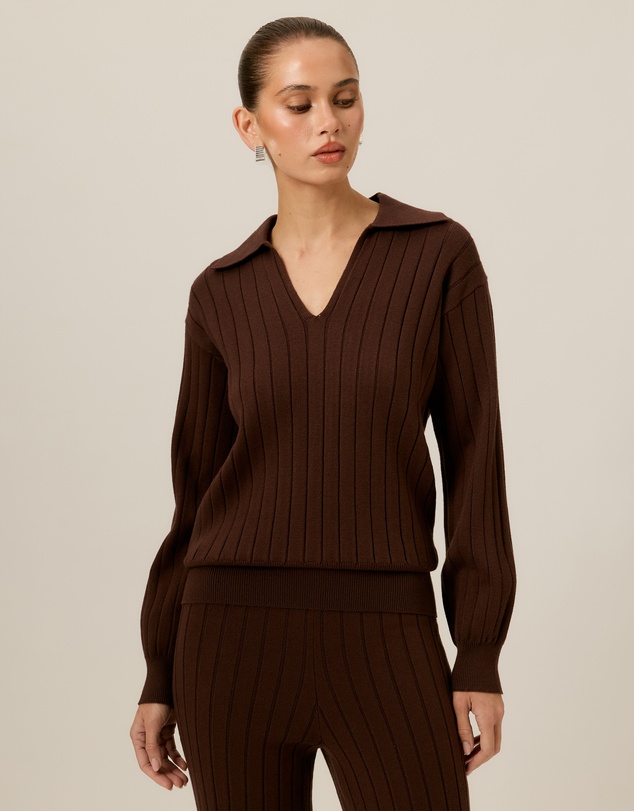 Tussah - Willow Ribbed Knit Relaxed Jumper