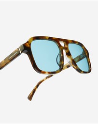 Hawkers Co - HAWKERS - Leaves Carpet Blue CROUPIER Sunglasses for Men and Women UV400