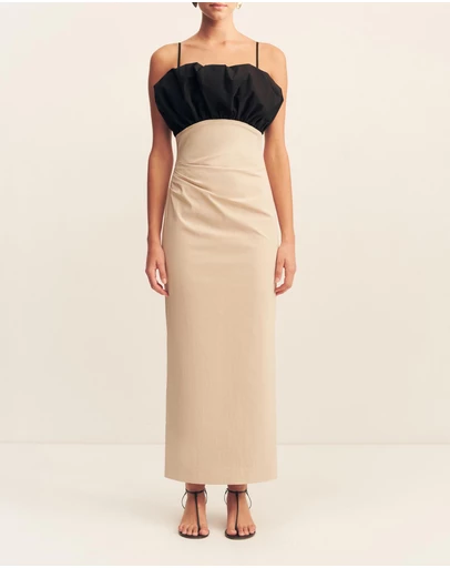 Shona Joy - Campbell Bubble Bodice Midi Dress