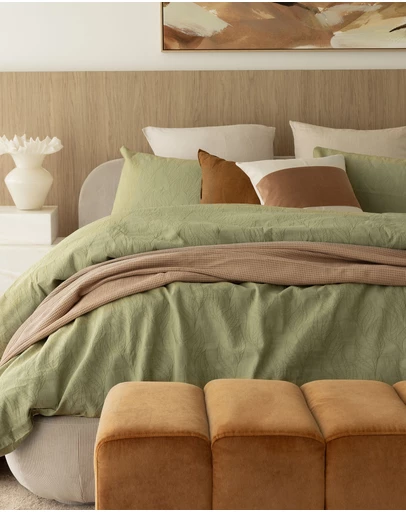 Bambury - Acacia Jacquard Polycotton Quilt Cover Set