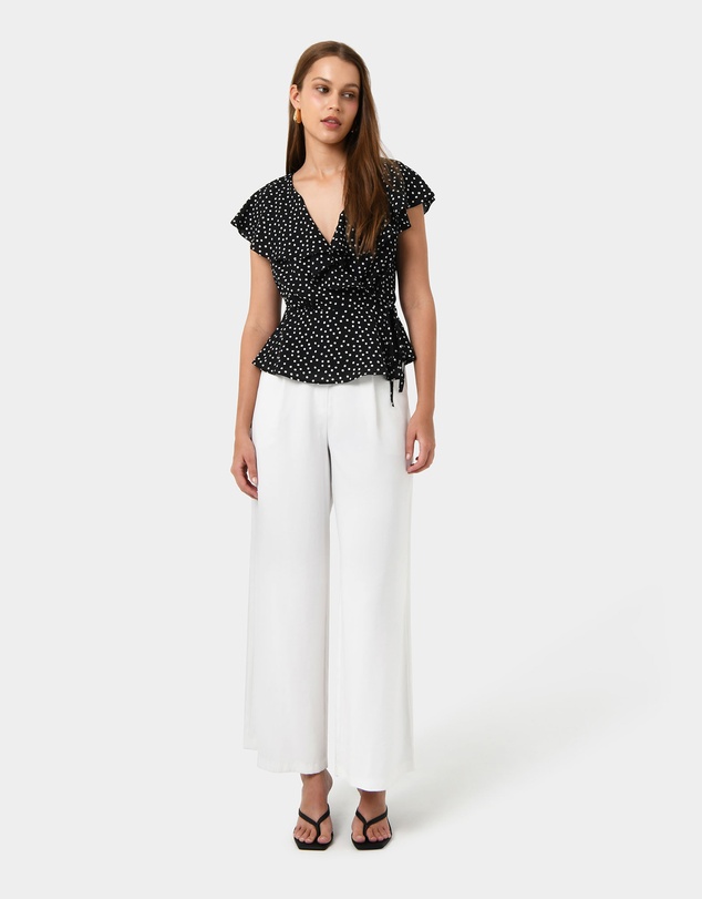 Forcast - Jules Ruffle Wrap Blouse