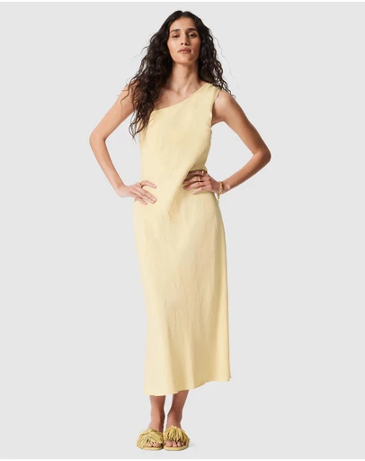 & Other Stories - One-Shoulder Midi Dress