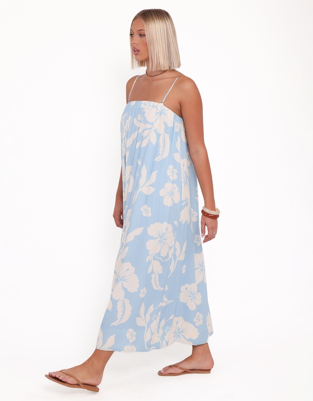 Petal & Pup - Margherita Maxi Dress - Blue Hibiscus