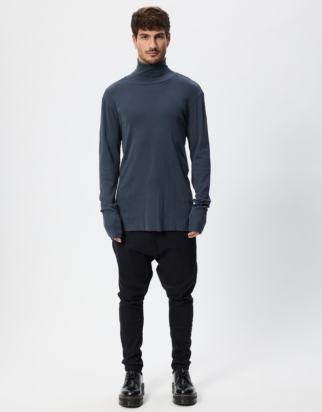 Surrounded By Ghosts - The Atacamite Slim Rib Knit Turtle Neck T-Shirt