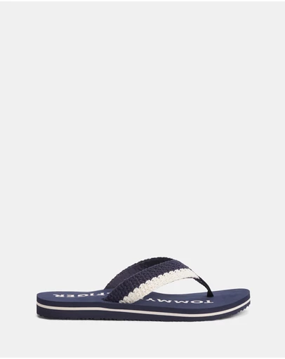 Tommy Hilfiger - Mellie Crochet Summer Sandals - Women's