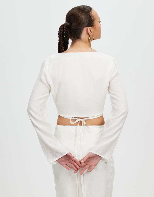 Third Form - Paisley Wrap Blouse