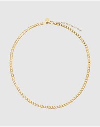 Najo - Marchioness Yellow Gold Chain Necklace (45cm+ext)