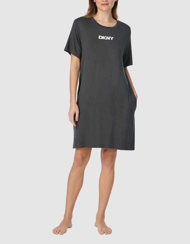 DKNY - Viscose Jersey Short Sleeve T-Shirt Nightgown