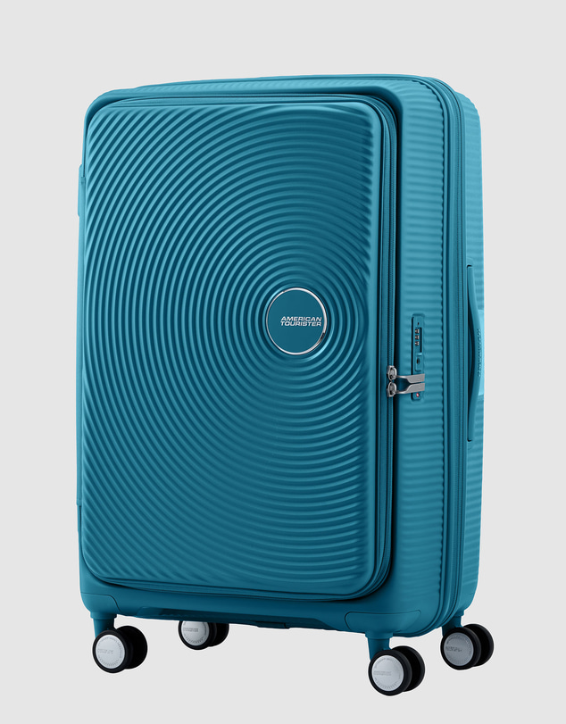American Tourister - Curio Book Opening Check-In Large 75cm Suitcase Expandable