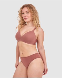 Bras N Things - NKD Lightly Lined Wirefree Bra - Mocha