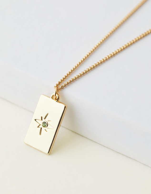 Zahar - August Birthstone Necklace