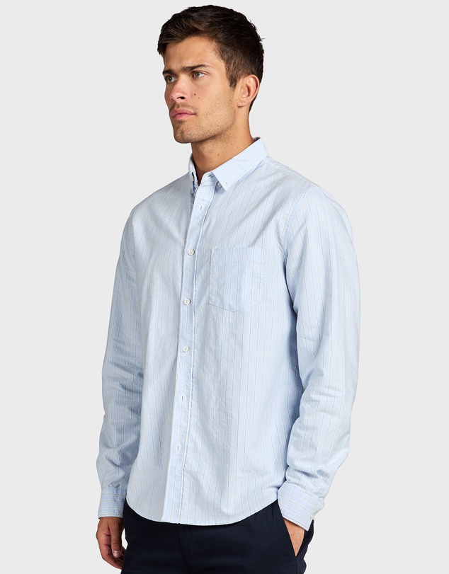 Academy Brand - Dillon Stripe Oxford Shirt