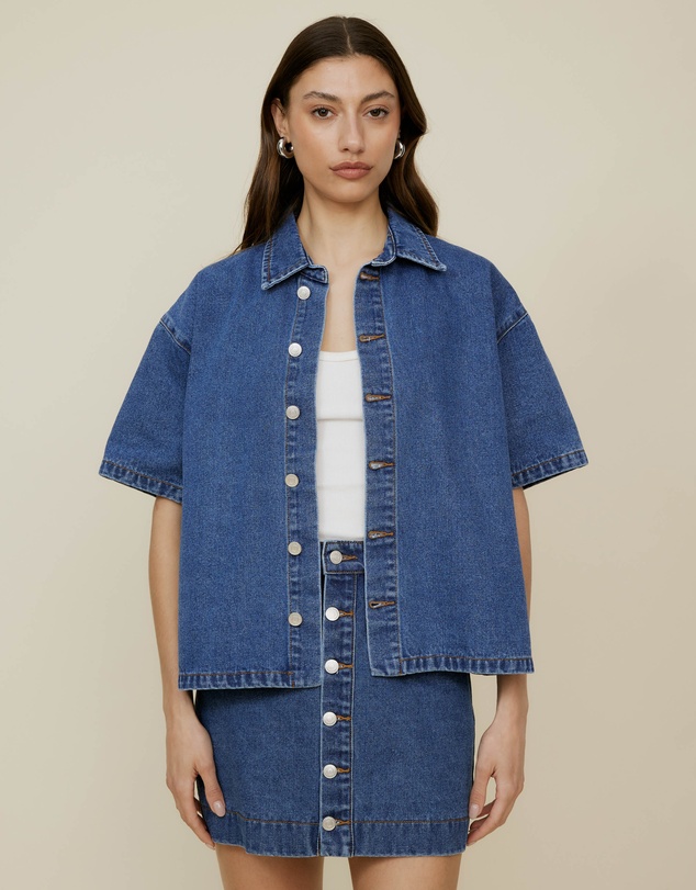 The Fated - Margot Denim Shirt