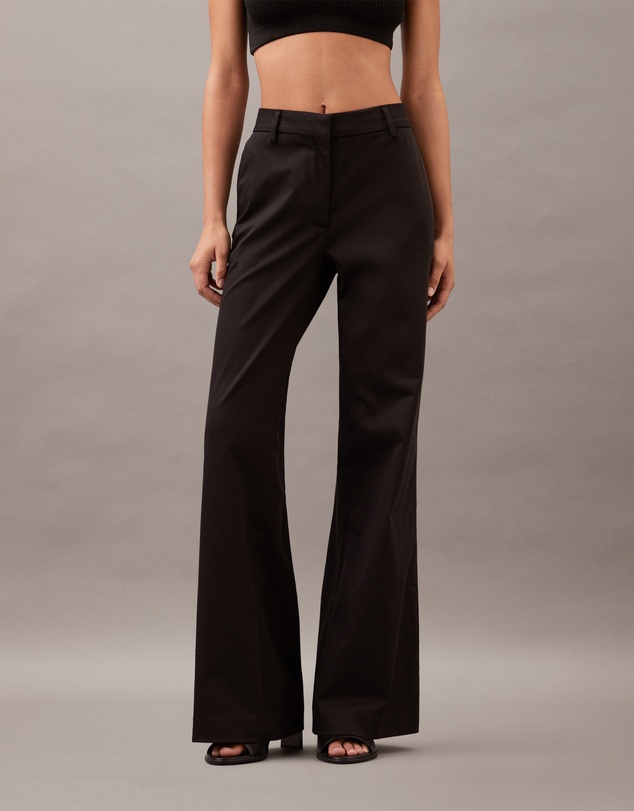 Calvin Klein - Cotton Modal Flare Pants