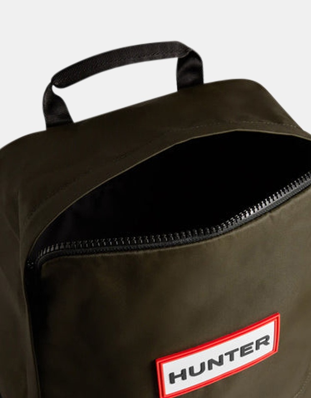 Hunter - Nylon Large Backpack - Dark Olive