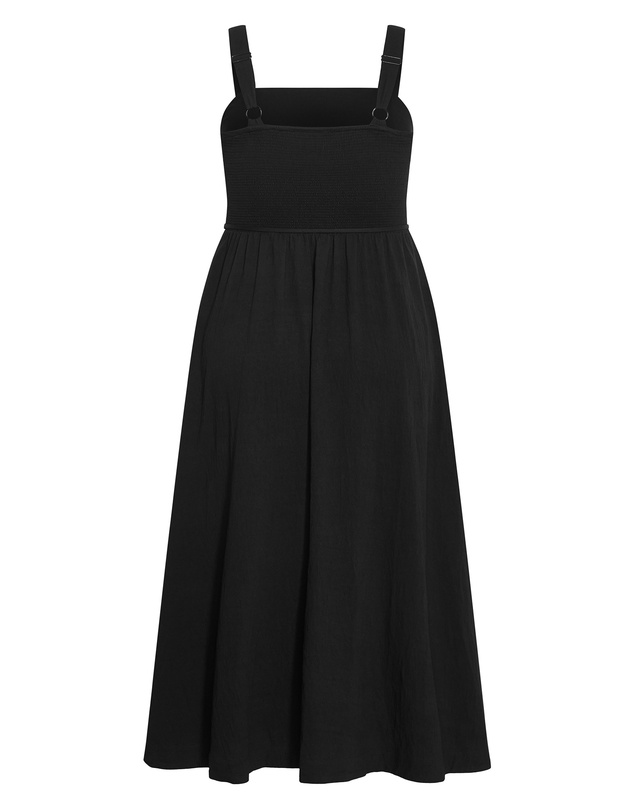 City Chic - Plus size Collins Sleeveless Maxi Dress - black