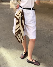 CAMIXA - Bermuda Linen Shorts Jorts