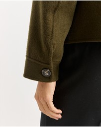 Toorallie - Button Front Wool Jacket
