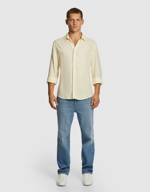 yd. - West Hampton Pure Linen Shirt