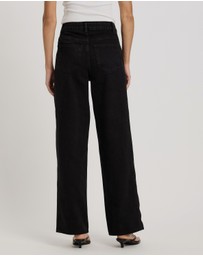 Atmos&Here - Charlize Wide Leg Jeans