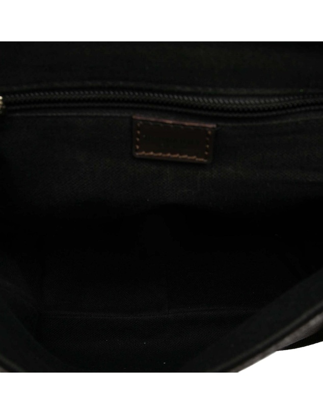 Pre-Loved by Azura Reborn - Pre-Loved Smoke Check Coated Canvas and Leather Crossbody