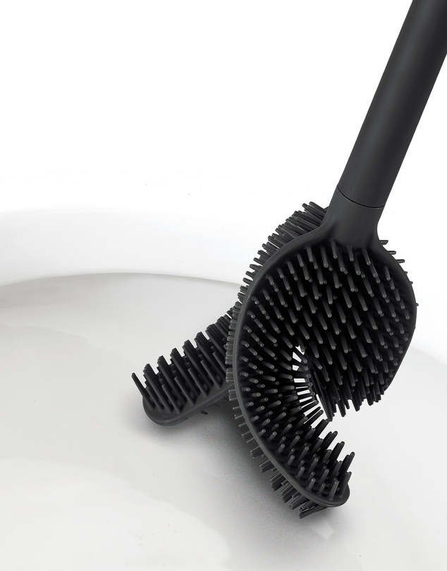 Joseph Joseph - Flex™ 360 Advanced Toilet Brush with Matt Black Finish