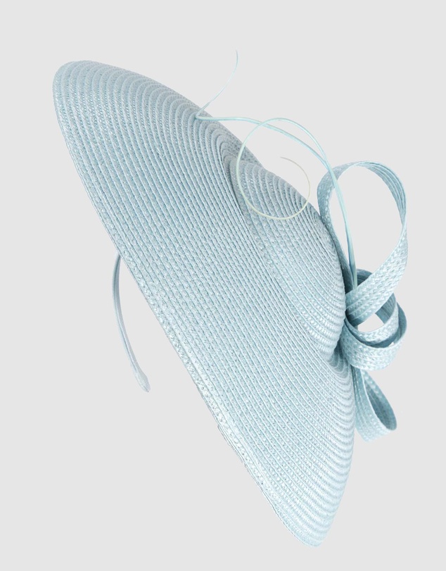 Max Alexander - Saucer Blue Racing Fascinator Hat