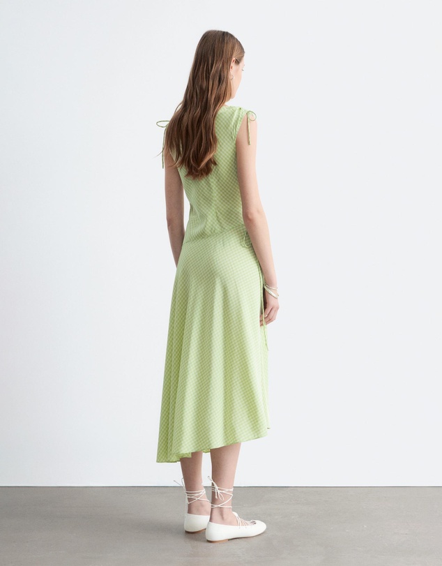 & Other Stories - Asymmetric Draped Midi Dress