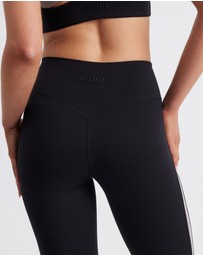 Upstate - Air Sculpt 7/8 Stripe Tight - Black