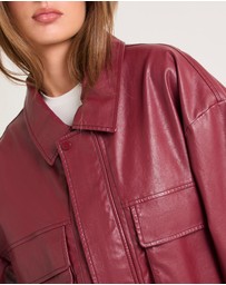 Alice In The Eve - Jen Oversized Patch Pocket Jacket