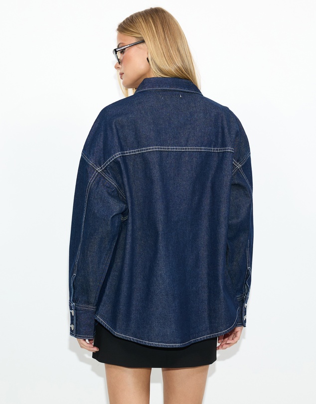 Dazie - Copenhagen Denim Shacket