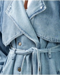 Belle & Bloom - Wild Skies Denim Trench