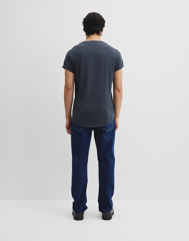 Country Road - Australian Cotton Longline Garment Dye T-shirt