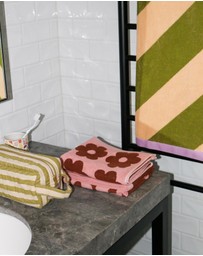 Mosey Me - Seersucker Stripe Dopp Kit