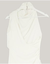 Revibe - Repaired MISHA The Constantina Satin Gown - AU 10