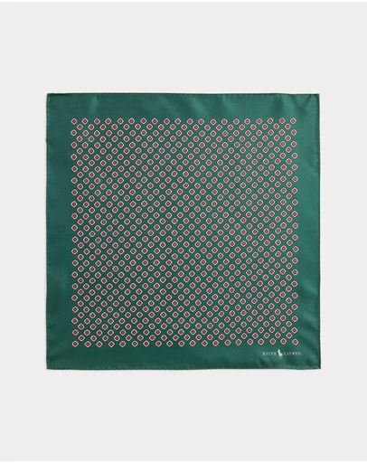 Polo Ralph Lauren - Neat Silk Twill Pocket Square Scarf