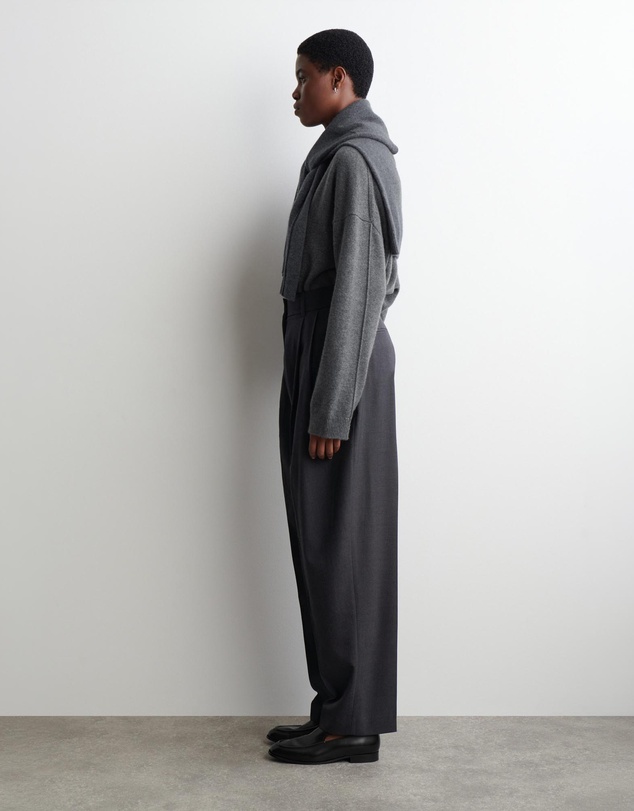 COS - Pleated Wool-Blend Barrel-Leg Trousers