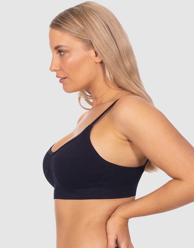 B Free Intimate Apparel - Wirefree Padded T-Shirt Bra (A-B-C-D-DD-E) Cup