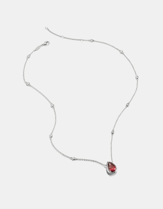 THOMAS SABO - THOMAS SABO Necklace with Red Teardrop Stone Silver