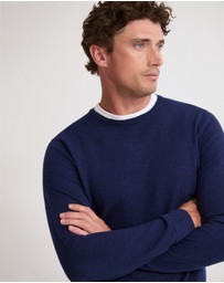 Oxford - Crew Neck Pure Merino Wool Pullover