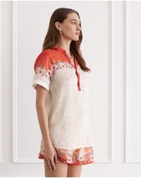 Aqua Blu Australia - Bouquet Taylor Shirt