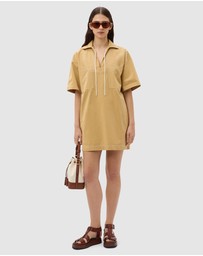 Oroton - Drill Popover Dress