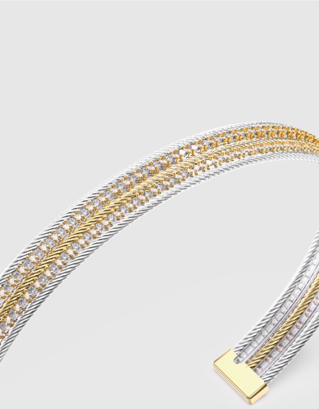 GUESS - Two-Tone Kalybe Bangle