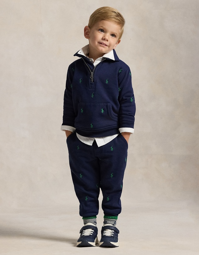 Polo Ralph Lauren - Polo Pony Fleece Collared Sweatshirt - Kids