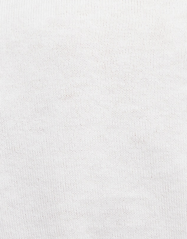 JH Lounge - JHL V-Neck L/S T (Fine Cotton Cashmere) White