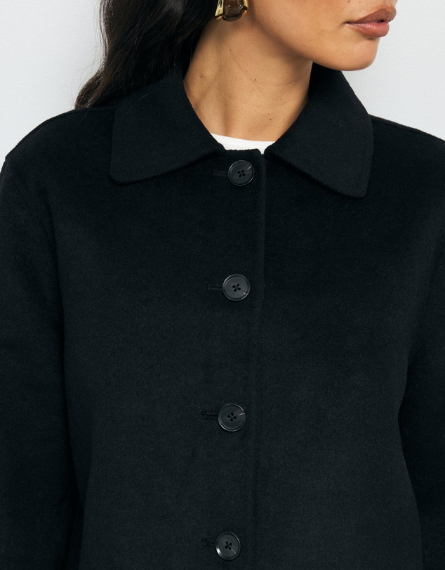 AERE - Lola Double Faced Wool Blend Coat