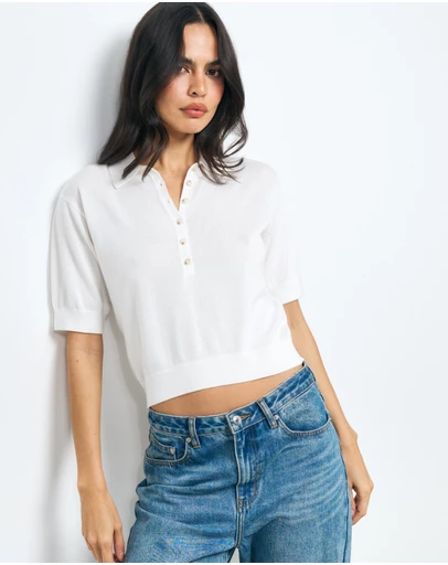 AERE - Abbey SS Knit Polo